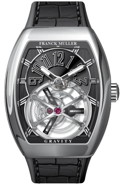 Best FRANCK MULLER Vanguard Gravity Tourbillon Polished Steel V 45 T GR CS (NR) (AC) (NR.NR AC) Replica Watch